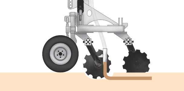Injecteur à disques pour cultures