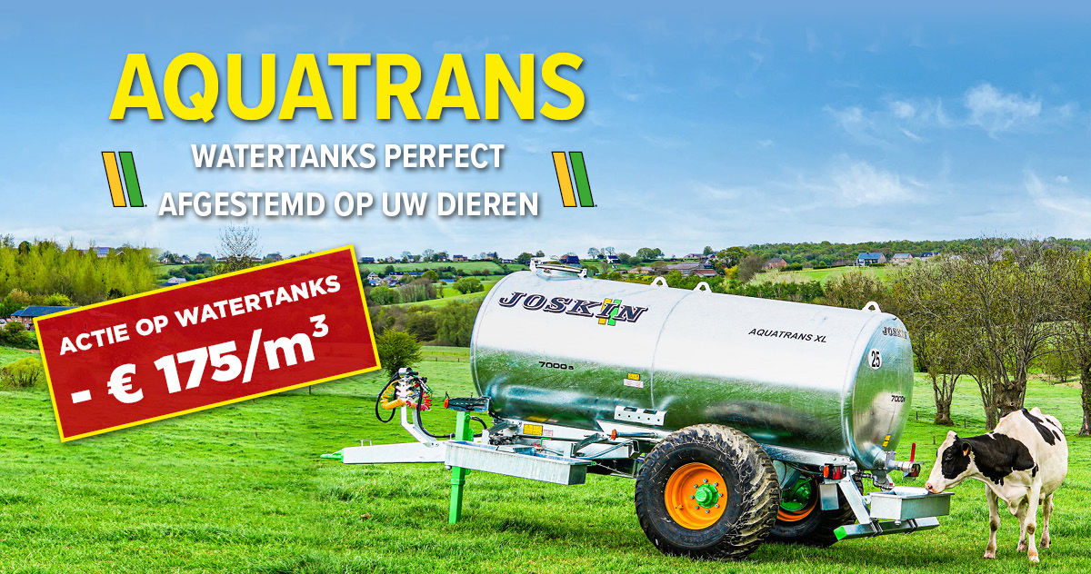 Actie op watertanks