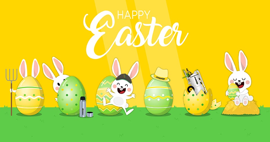 Die Eiersuche zu Ostern! 