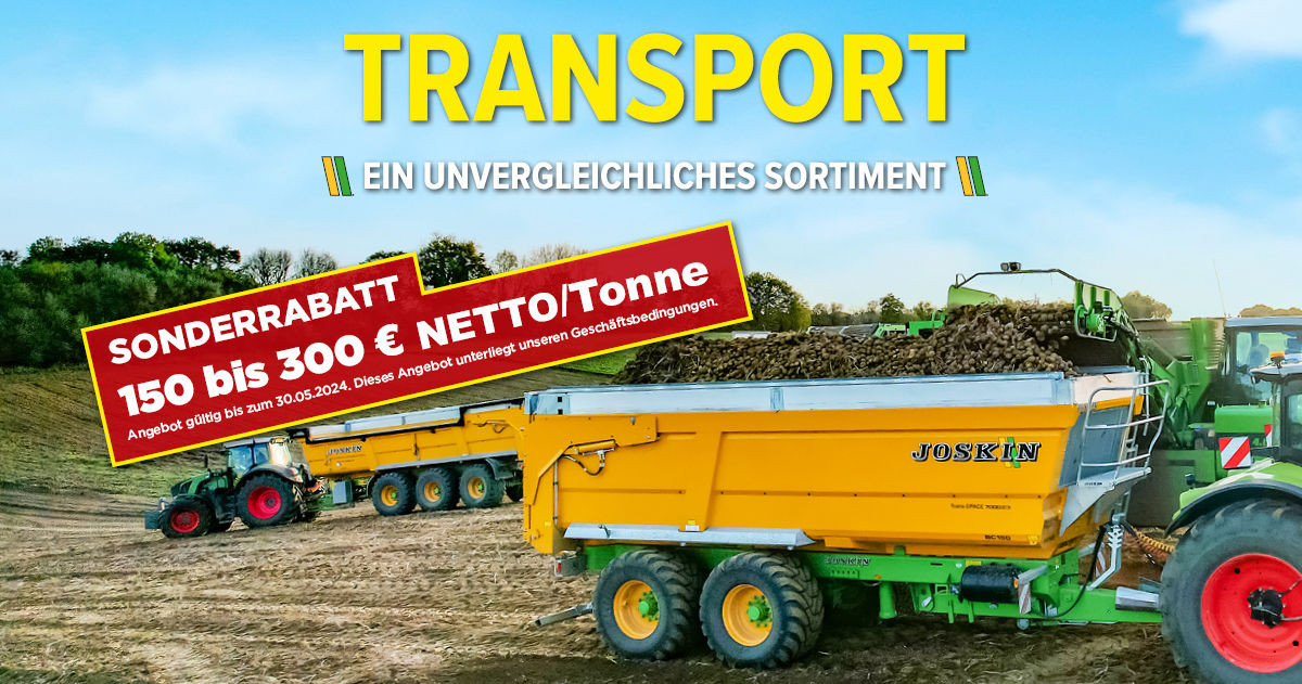 Sonderrabatt pro Tonne