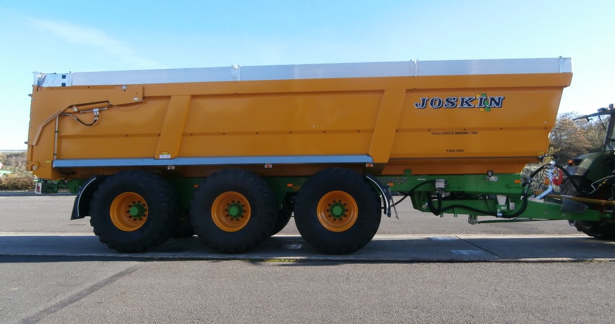 Trans-SPACE 9200: НОВЫЙ ПОПУЛЯРНЫЙ ПРИЦЕП-САМОСВАЛ JOSKIN