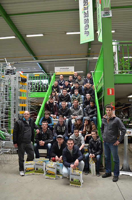 Visite d'élèves du Lycée de Rouillon