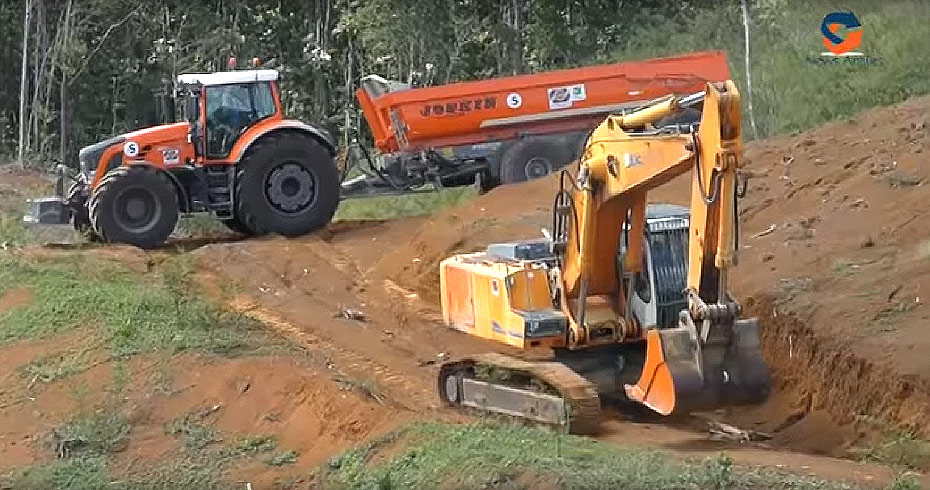 Строительство дамбы в Гуаве