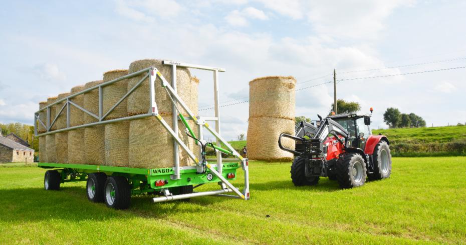 Boczne drabinki hydrauliczne do doczepianej przyczepy platformowej