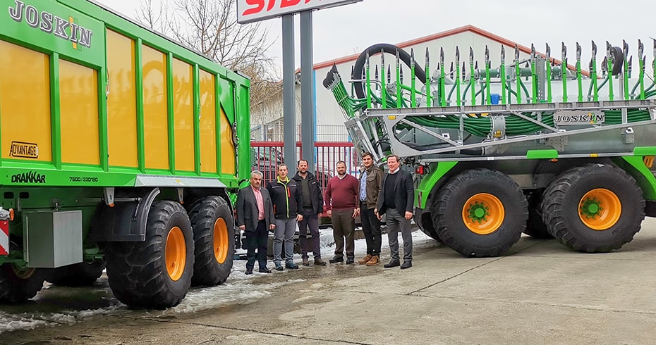 Eder Landtechnik Niederlassung Luizhausen in Baden-Württemberg startet Vertrieb des JOSKIN-Programmes