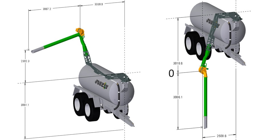 Nowy wysięgnik mocowany na punkcie obrotowym z przodu
