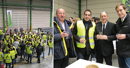 Los Jóvenes Agricultores del Cher visitan la fábrica JOSKIN en Bourges