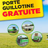 Action spéciale « porte guillotine gratuite »