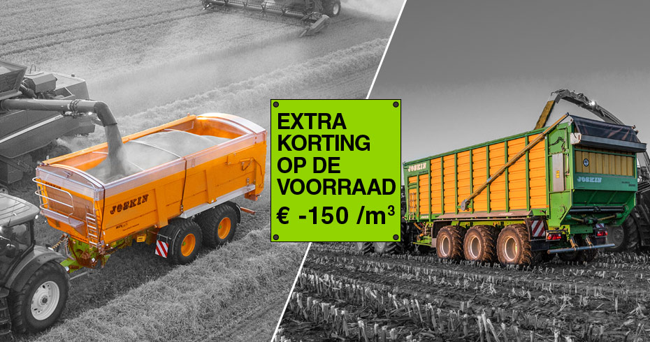 Extra korting op de voorraad € -150 / m³