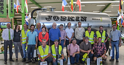 Tierzüchter zu Besuch bei JOSKIN